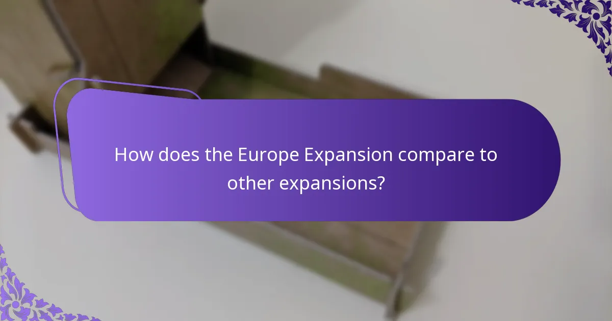 What unique cards are introduced in the Europe Expansion?