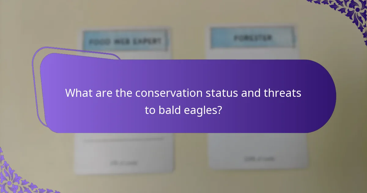 What is the diet of the bald eagle?