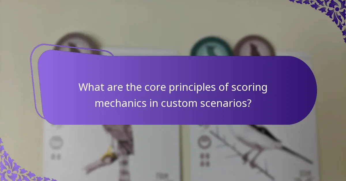 How do different games compare in their scoring mechanics?