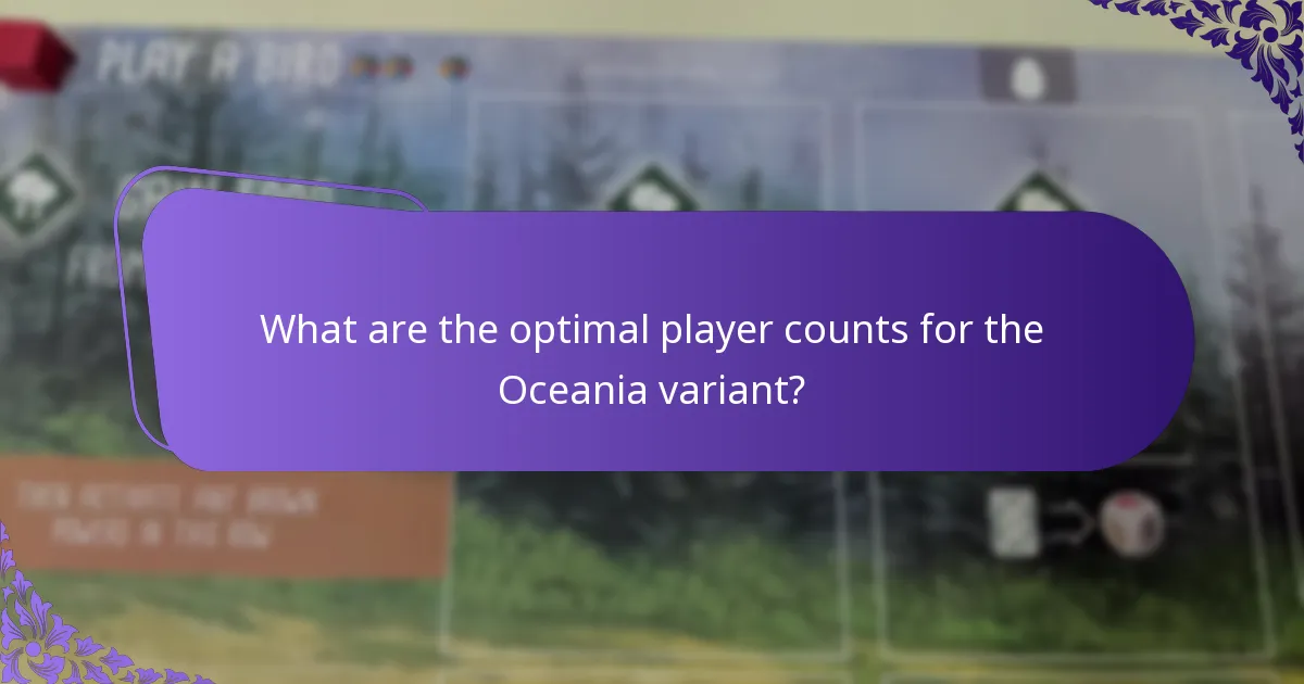 What strategies are effective in the Oceania variant?