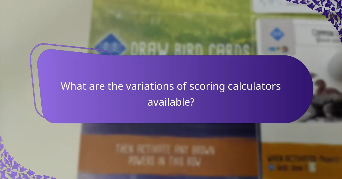 What key metrics are included in the scoring process?