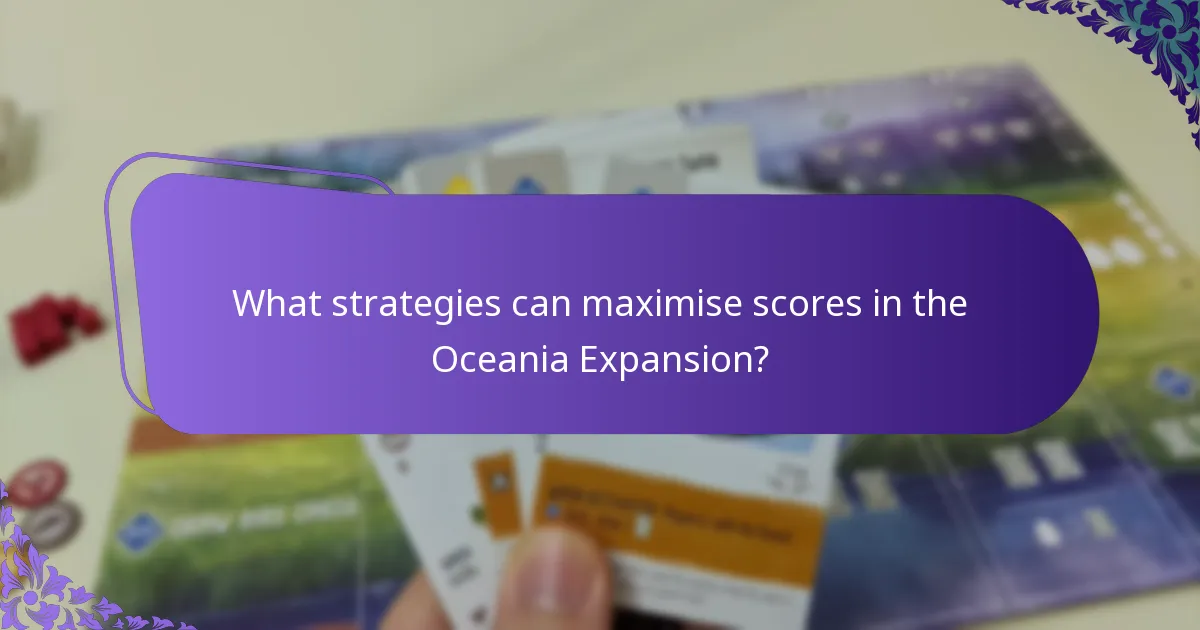 What variations exist in scoring for the Oceania Expansion?